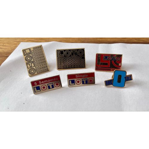 Lot De 6 Pin’S Lot