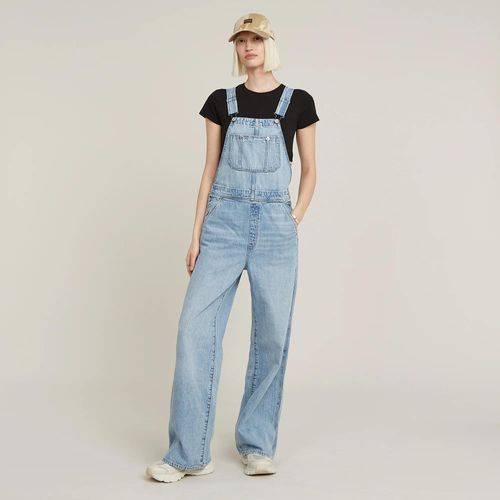 Salopette Straight Leg - Bleu Clair - Femmes