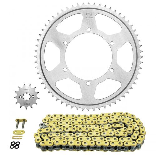 Kit Chaîne Afam Pour Moto Aprilia 125 Rs4 2012 À 2020 Neuf