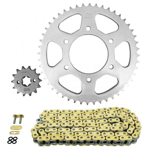 Kit Chaîne Afam Pour Moto Yamaha 125 Mt 2015 À 2019 Neuf