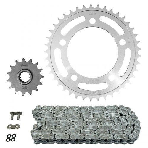 Kit Chaîne Afam Pour Moto Honda 500 Cb F 2013 À 2021 15x41 Pas 520 Neuf