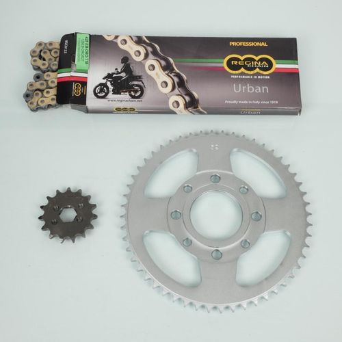 Kit Chaîne Regina Pour Moto Honda 125 Tl 1976 À 1982 15x42 Pas 428 Al 58mm Neuf