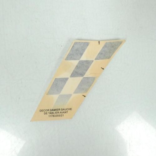 Autocollant Damier Tablier Avg Pour Scooter Peugeot 50 Jet Force 783355pb Neuf