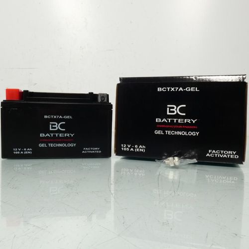 Batterie Sla Bc Battery Pour Moto Ytx7a / 12v 6ah Neuf