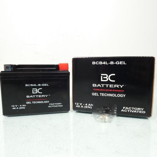 Batterie Sla Bc Battery Pour Moto Aprilia 50 Rs Extrema - Showa 1995 À 1998 Yb4l-B / 12v 4ah Neuf