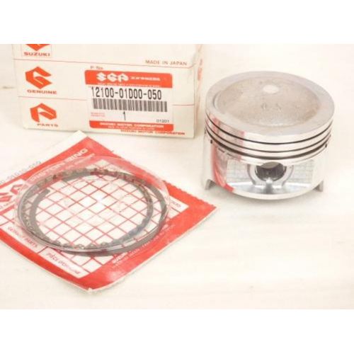 Piston Moteur Origine Pour Moto Suzuki 500 Gs 1990 À 2009 12100-01d00-050 / +0.5mm Neuf
