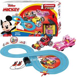 PISTE DE COURSE PREMIÈRE CARRERA 63046 MICKEY MOUSE EN TOURNÉE 2,4 M