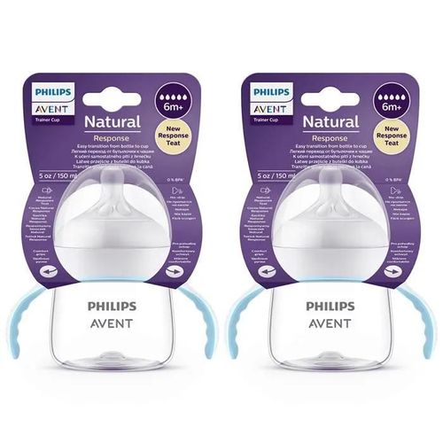 2x Philips Avent Training Mug Scf263/61 Réponse Naturelle 150ml 6m+