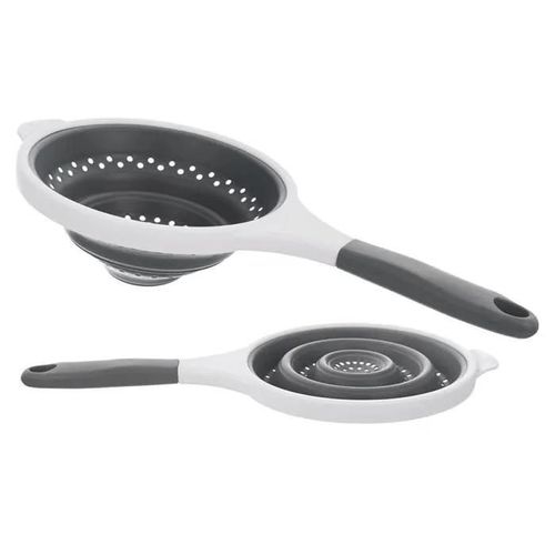 Passoire De Cuisine En Silicone, Pliable, Avec Poignée, Passoire, Passoire, 20cm