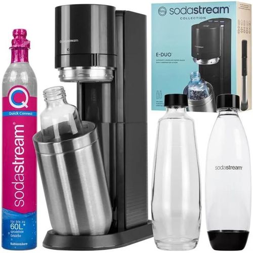 Machine à soda - SodaStream - E-Duo - Couleur Titan - Capacité 1L - Pack Standard