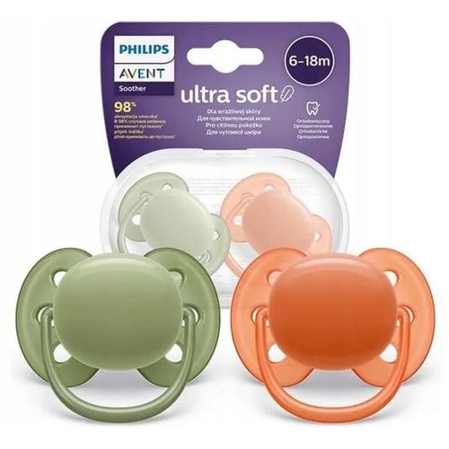 Philips Avent Savon Apaisant Ultra Doux 18m+ Silicone 2pcs + Etui 