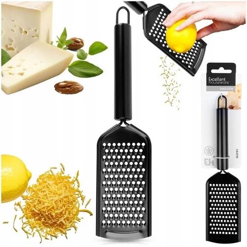 Grare De Cuisine Plate Pour Fromages, Fruits, Légumes, Citroons, 24cm, Noir