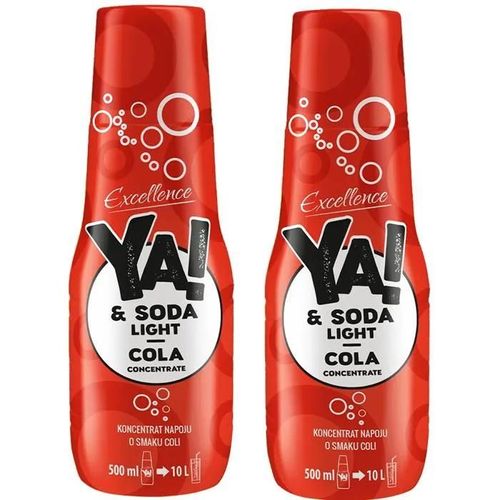 2x Ya ! & Soda Cola Concentré Léger Pour Saturateur 500ml