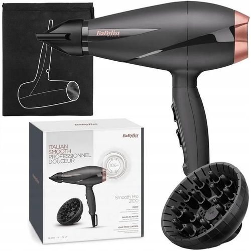 Babyliss 6709de Diffuseur D'ionisation Sèche-Cheveux 2100w + Housse