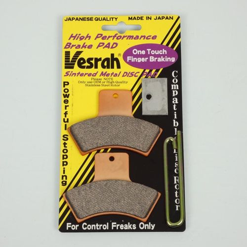 Plaquette De Frein Vesrah Pour Quad Polaris 400 Sportsman 2001 À 2002 Ar Neuf