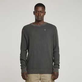 Pull En Maille Serrated - Gris - Hommes
