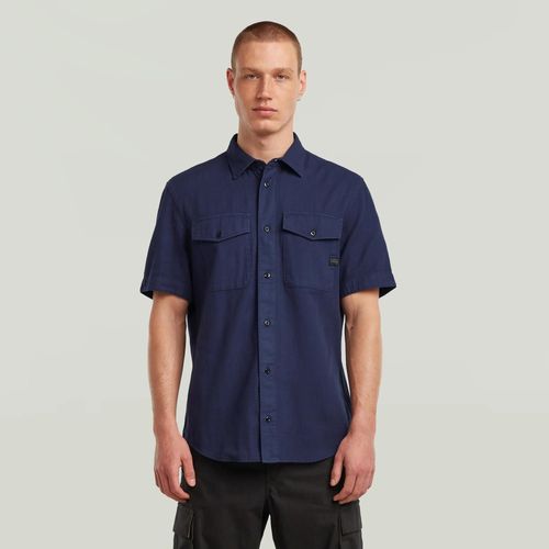 Chemise Marine Slim - Bleu Foncé - Hommes