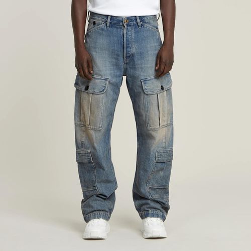 Jean Cargo Bend 3d Loose - Bleu Clair - Hommes