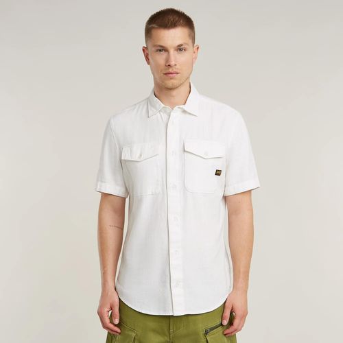 Chemise Marine Slim - Blanc - Hommes