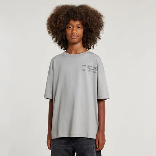 T-Shirt Boxy Pour Garçons - Gris - Garçon