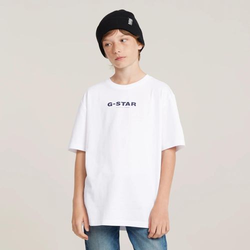 T-Shirt Loose Pour Garçons - Blanc - Garçon