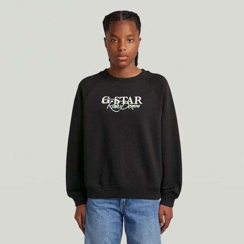 Sweat Fille Loose - Noir - Fille