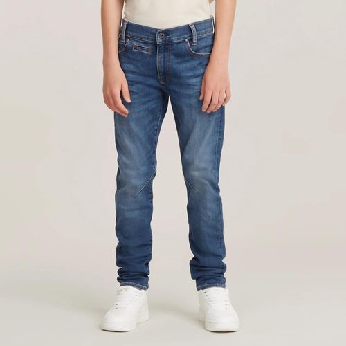 Jeans Slim D-Staq Pour Garçons - Bleu Moyen - Garçon
