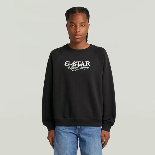Sweat Fille Loose - Noir - Fille