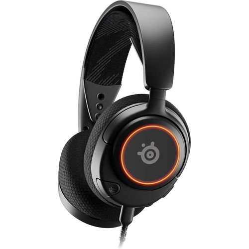 MONDODIGITALE-Arctis Nova 3-Casque De Jeu Multi-Système ¿ Pilotes Haute Fidélité ¿ Son Spatial À 360° ¿ Lumières Rvb ¿ Coussinets D¿Oreille À Mousse À Mémoire ¿ Pc, Ps5, Ps4, Switch
