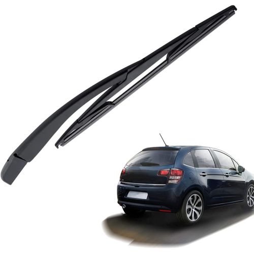 Mondodigitale-Fanpayy Jeu De Lames De Bras D'essuie-Glace Arrière De Voiture, Bras D'essuie-Glace Arrière Et Balai Compatible Avec C3 2002-2017 307 Sw 2002-2017