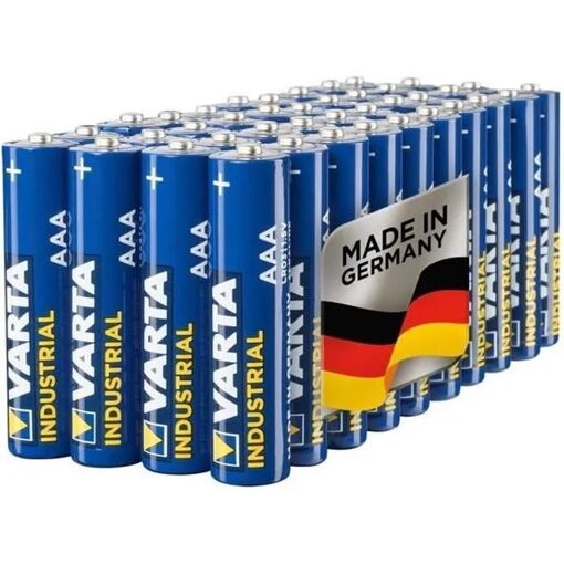 Varta - 80411286501 - Piles alcalines Industrial AAA Micro LR03 - p...