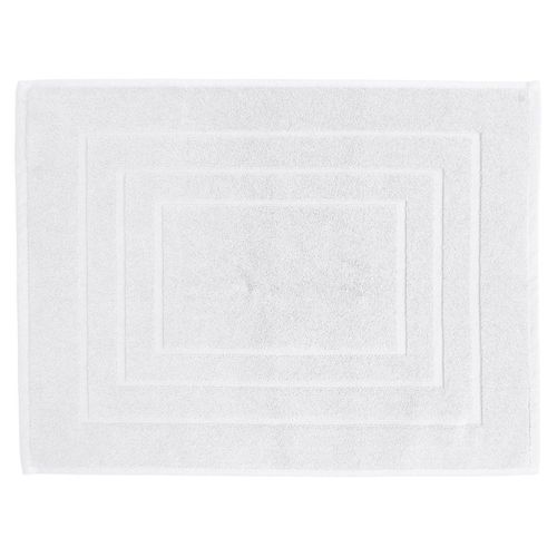 Tapis de bain coton 1000g/m2 collection NAÏA 80x60 cm Blanc