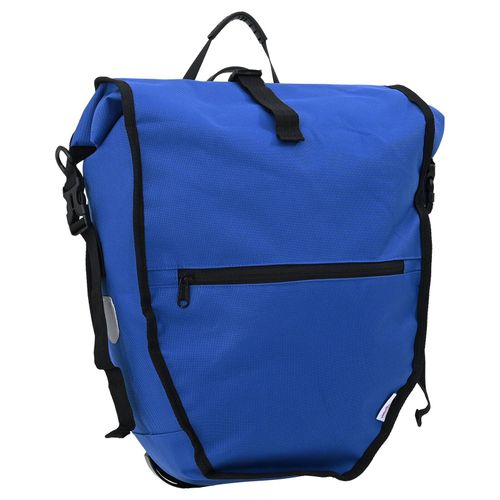Sac À Vélo Pour Porte-Bagages 25 L Bleu 32.5x17x57 Cm