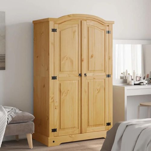 Garde-Robe Avec 2 Portes Gamme Corona Pin Mexicain