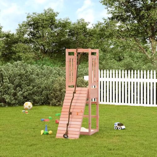 Maisonnette De Jeu Avec Mur D'escalade Bois Massif Douglas