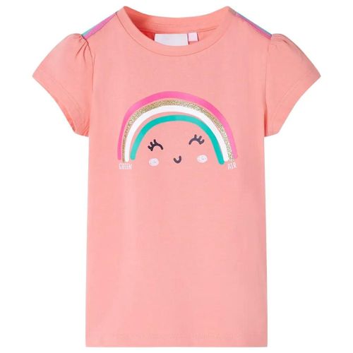 T-Shirt Pour Enfants Corail Clair 104