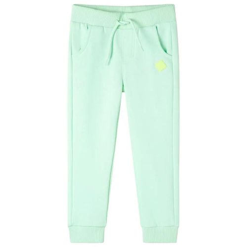 Pantalon De Survêtement Pour Enfants Vert Vif 128