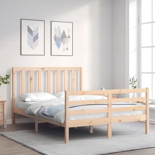 Cadre De Lit Sans Matelas 120x200 Cm Bois De Pin Massif