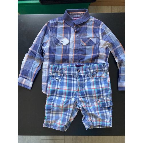 Ensemble Chemise Sergent Major Garçon 2 Ans + Short
