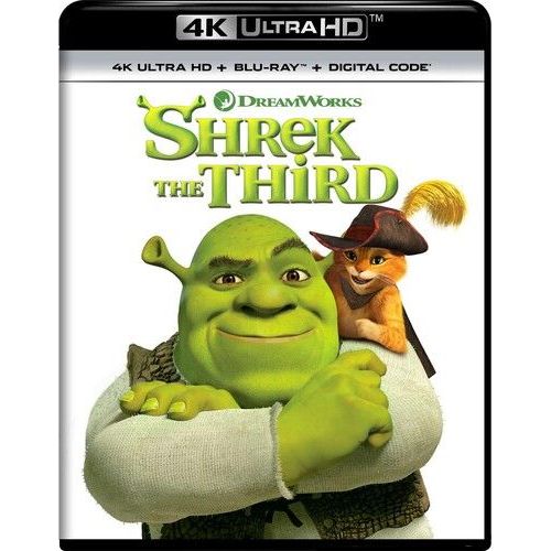 Shrek The Third [Ultra Hd] With Blu-Ray, 4k Mastering, Ac-3/Dolby Digital, Digital Copy, Dolby, Digital Theater System