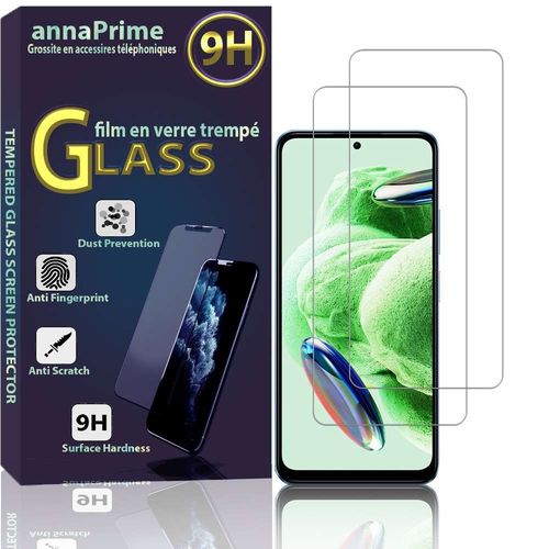 Lot / Pack De 2 Films Verre Trempé Pour Xiaomi Redmi Note 12 5g 6.67" Protection D'écran