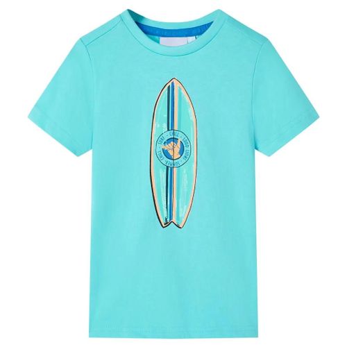 T-Shirt Pour Enfants Avec Manches Courtes Aqua 128