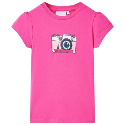 T-Shirt Pour Enfants Rose Foncé 116