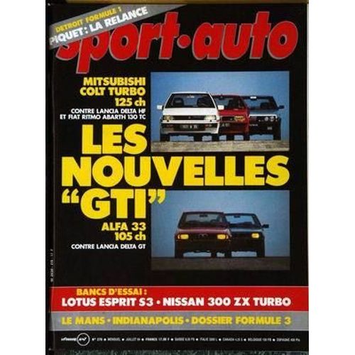 Sport Auto N° 270 Du 01/07/1984