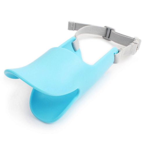 Couvre-Bouche De Chien En Silicone Muselière De Chien Confortable En Forme De Bouche De Canard Anti-Morsure Pour Le Dressage De Chiensblue L