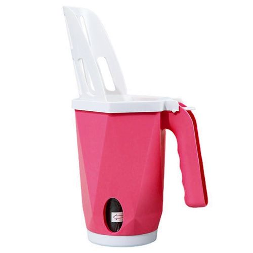 Pelle À Litière Pour Chat Détachable Portable Grande Capacité Pelle À Litière Intégrée Avec Bac À Litière Pour Chats Chaton Rouge