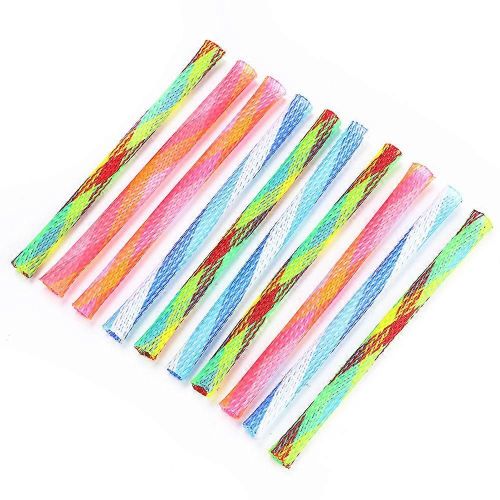 10 Pcs Librement Pliant Forme De Ressort Multicolor Chat Rebondissant Jouet Bonne Élasticité Pet Jouet De Jeu