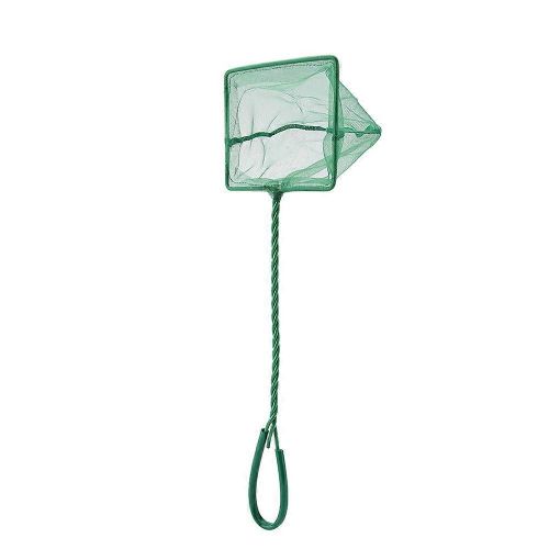 Portable Vert Carré Aquarium Fishbowl Pêche Épuisette Flottant Objets Propres Outils 6 Pouces