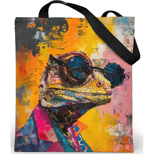 The Tote Bag Aesthetic - Sac Cabas Femme Grand Format 37x42cm - Sac Fourre Tout Femme - Sac Aesthetic - Sac de Cours Femme - Sac Tote Bag Femme - Sac a Main Pour Les Cours Lycee