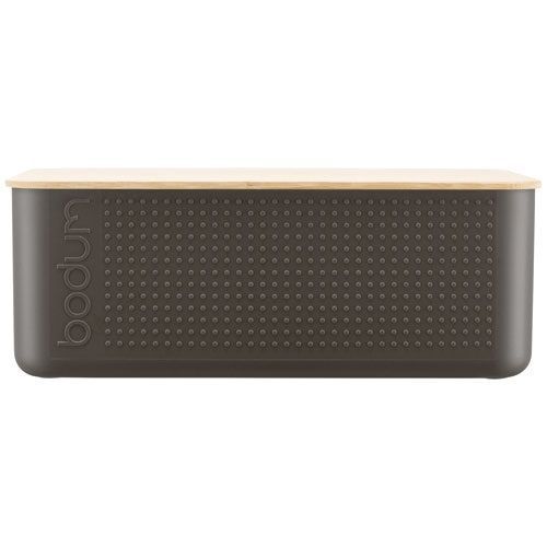 Bodum - Bistro Boite À Pain Grand Modèle, Couvercle Bambou, 24 Cm X 37 Cm X H 1 11555-451s